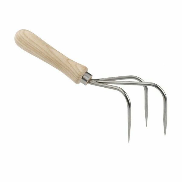 Sneeboer Handcultivator | 3 tands - essenheft 14 cm - totale lengte 29 cm