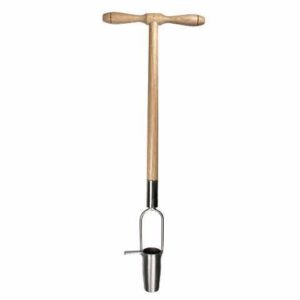 Sneeboer Bollenpoter | 6 cm breed - 63 cm steel - totale lengte 89 cm