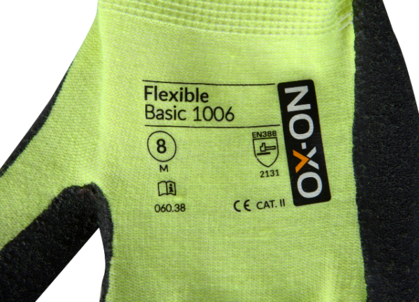 OX-ON Flexible Light werkhandschoen | licht gevoerd